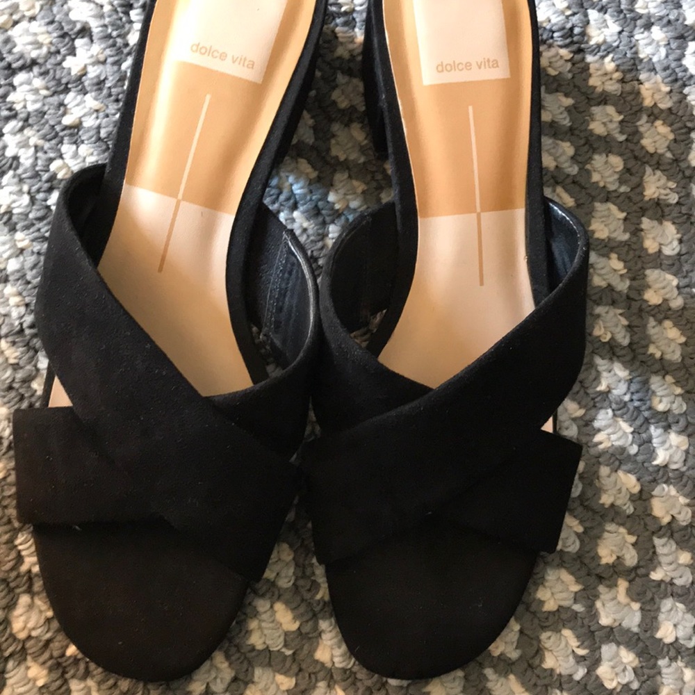 Dolce vita short heel mules